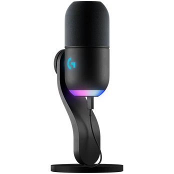 LOGITECH G Yeti GX RGB Gaming Microphone - LIGHTSYNC - BLACK - USB