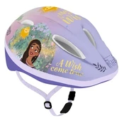 Šalmas Wish, 52-56 cm, žalia/rožinė/violetinė
