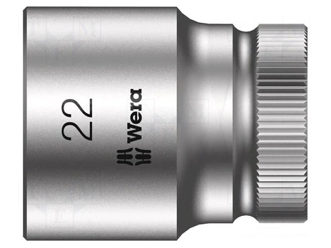 Socket | 6-angles,socket spanner | HEX 22mm | 1/2" | Zyklop