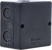 Kopos IP66 DĖŽĖ – KSK 80 FA UV (Juodas)