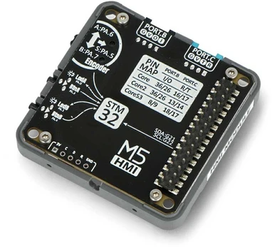 STM32F030 HMI modulis - su koduotuvu ir 500 mAh baterija - M5Stack M129