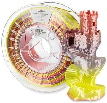 Spectrum Filament PLA Silk Rainbow 1000g, earth blend