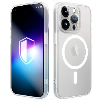 Dėklas 3MK Misty MagCase do Apple iPhone 15 Pro balta