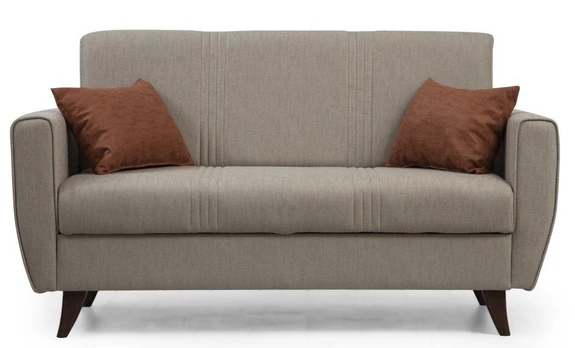 Dvivietė sofa-lova Zaden-Beige Smėlio spalvos