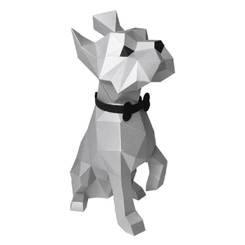 Beldizart Wizardi 3D Papercraft Kit Jorkšyro terjeras PP-2YOR-SLV