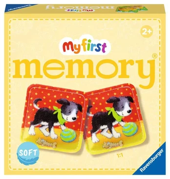 Ravensburger atminties žaidimas „My first memory® minkštas“, nuo 2,5 m.
