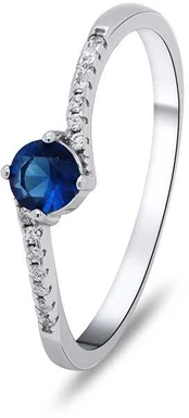 Brilio Silver Fine sidabrinis engagement ring RI021W