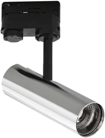 7W LED trifazis bėginis šviestuvas ROCKET, chromo sp., CCT