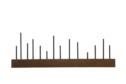 Stalinis šviestuvas Kungsberget 77cm - Juoda/ Riešuto