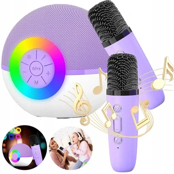 Vaikiškas karaoke rinkinys Bedee, 2 mikrofonai