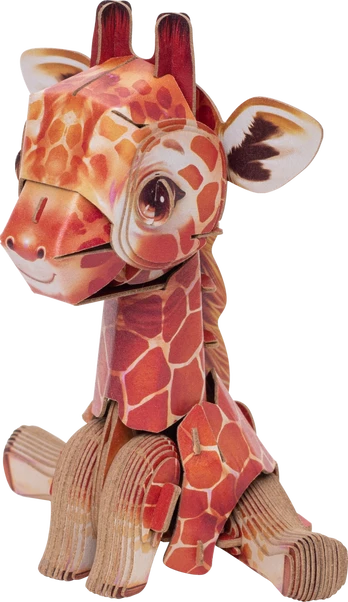 MAKEBUG 3D popierinė delionė giraffe, MB-D-0042
