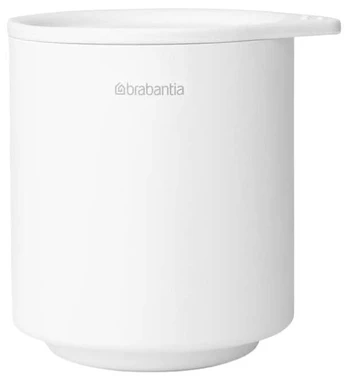 Vatos diskelių dėžutė Brabantia MindSet 303302, balta, 8 cm x 9.5 cm x 9.5 cm