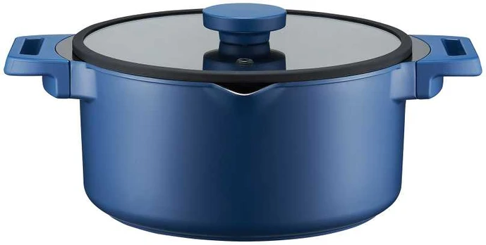 Puodas su powłoką Qualum Ceramic Cobalt 20 cm AMBITION