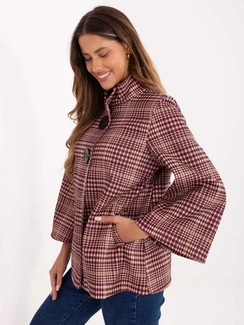Italy Moda Płaszcz-IT-PL-31820.25-bordinė