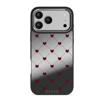 Love Letter - iPhone 17 Pro Max Case, Elite Mirror Dark (MagSafe) / Silver