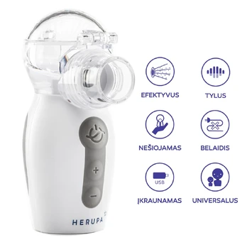 Herupa belaidis inhaliatorius Smart Mesh