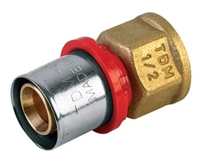 Adapteris TDM Brass 1635, 18mm x 1/2", žalvaris