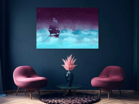 Artgeist Paveikslas - Night Waves (1 Part) Wide - Third Variant