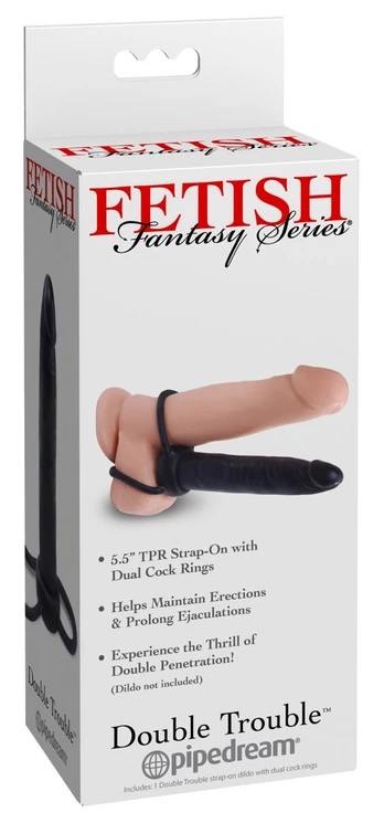 Fetish Fantasy ffs Double Trouble Dark analinis dildo