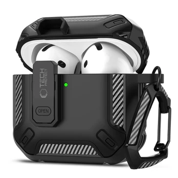 TECH-PROTECT CARBONOX APPLE AIRPODS 4 Juodas