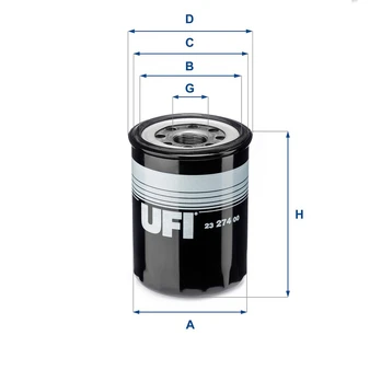 Alyvos filtras UFI 23.274.00