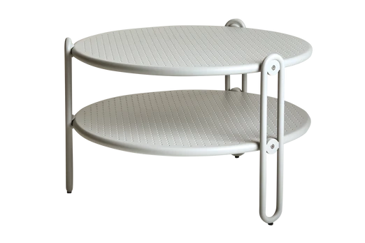 Lauko kavos staliukas Blixt, 65 cm, pilkas