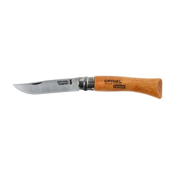 Opinel 7 Carbon Blister Sulankstomas peilis