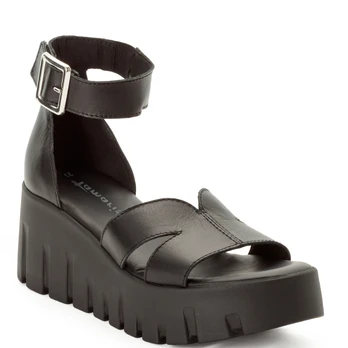 Basutės moterims, Juoda, Sandals