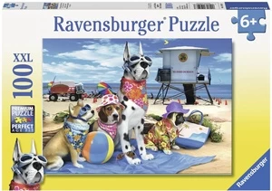 Dėlionė Ravensburger Šunys paplūdimyje, 100 d.