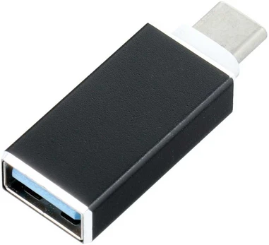 Dėklas Oem Adaptor OTG USB A to Typ C 3.0 juodas