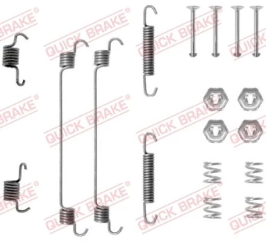 Priedų komplektas, stabdžių trinkelės QUICK BRAKE 105-0657
