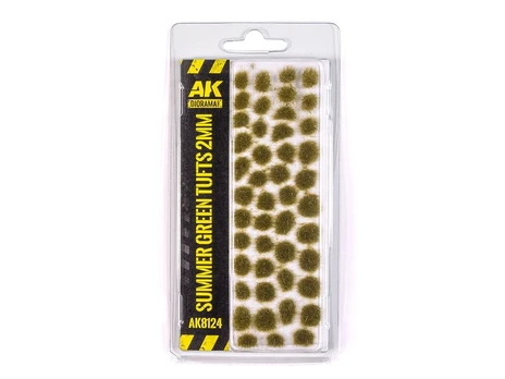 AK Interactive - Summer Žalias Tufts 2mm, AK8124
