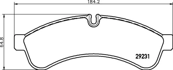 Stabdžių trinkelių rinkinys, diskinis stabdys BREMBO P A6 030