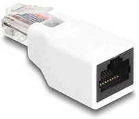 Delock RJ50 Adapteris Stecker zu Buchse baltas