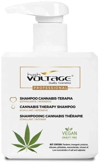 Voltage Cosmetics CANNABIS Šampūnas - THERAPY Šampūnas 500 ml