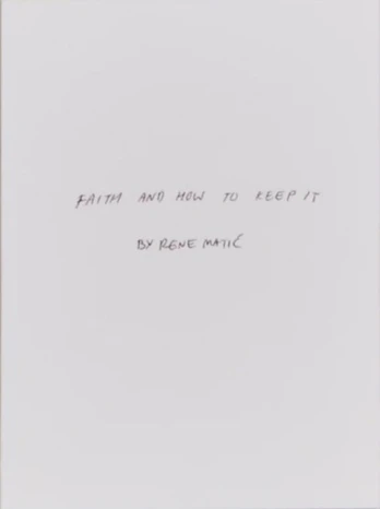 Faith and How to Keep It