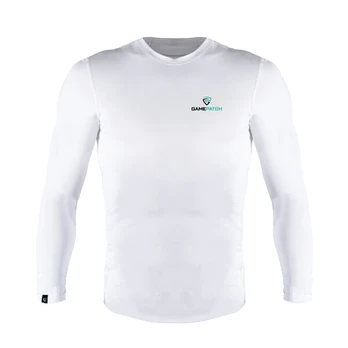 Kompresiniai marškinėliai Gamepatch Long Sleeves White