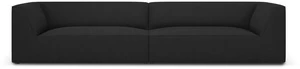 Sofa Micadoni Home Ruby, juoda, 302 x 93 cm x 69 cm kaina