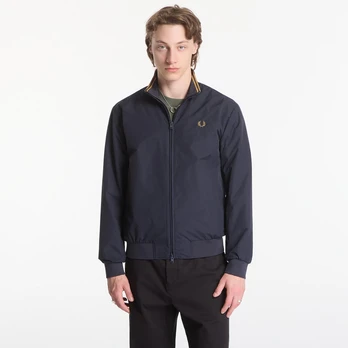 Fred Perry The Brentham Jacket UNISEX Black - Dydis XL (J2660 248 Striukės)