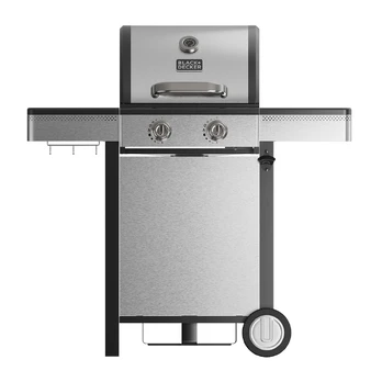 Juodas & Decker BXOG7200E gas grill, 2 burners x 3.6 kW