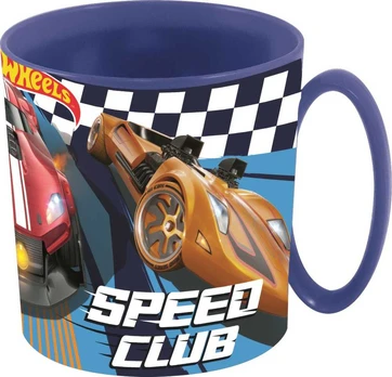 „Hot Wheels“ mėlynos ugnies mikropuodelis, 350 ml