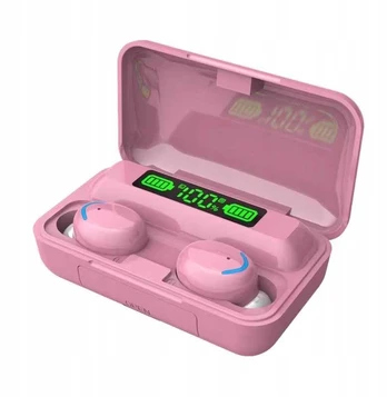 Rožinės „Specdom“ belaidės „Earbuds“ ausinės