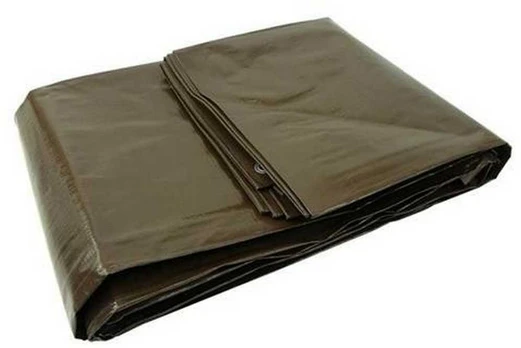 Geko brezentas ypač storas/rudas 200 g 2 x 3 m