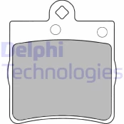 DELPHI LP1403 Brake pad set kaina