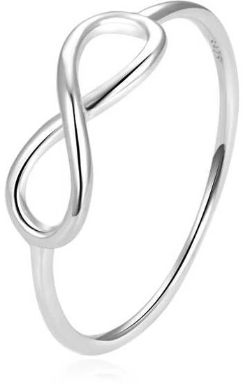 Beneto Elegant sidabrinis Infinity Ring AGG357