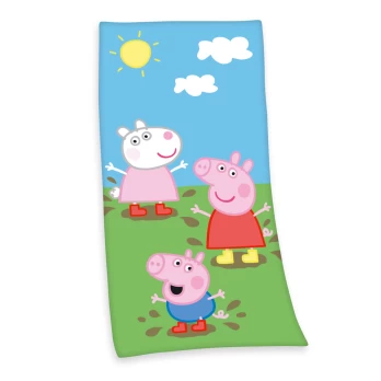Herding ‘Peppa Pig‘ Veliūrinis vonios rankšluostis vaikams