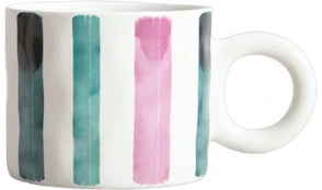 Homla TERNA Coloured Stripes Mug, 350 ml