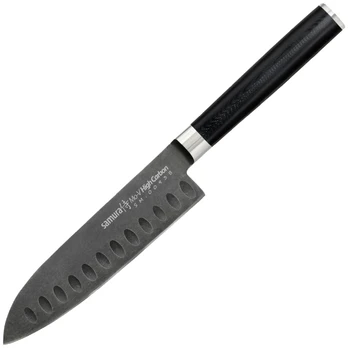 Samura Mo-V Stonewash 13,8 cm Black SM-0093B Santoku peilis