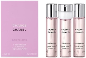 Tualetinis vanduo Chanel Chance Eau Tendre EDT moterims, 3 x 20 ml