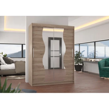 Sliding wardrobe with mirror RENZO 150